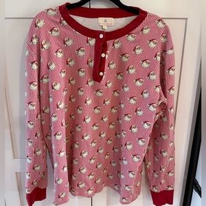 Smockingbird Santa pajamas